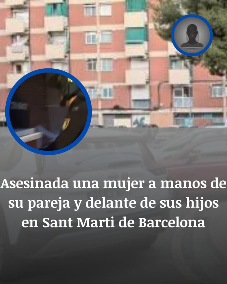 Barcelona: asesinan a una mujer de 34 años delante de sus hijos y buscan a su pareja fugada