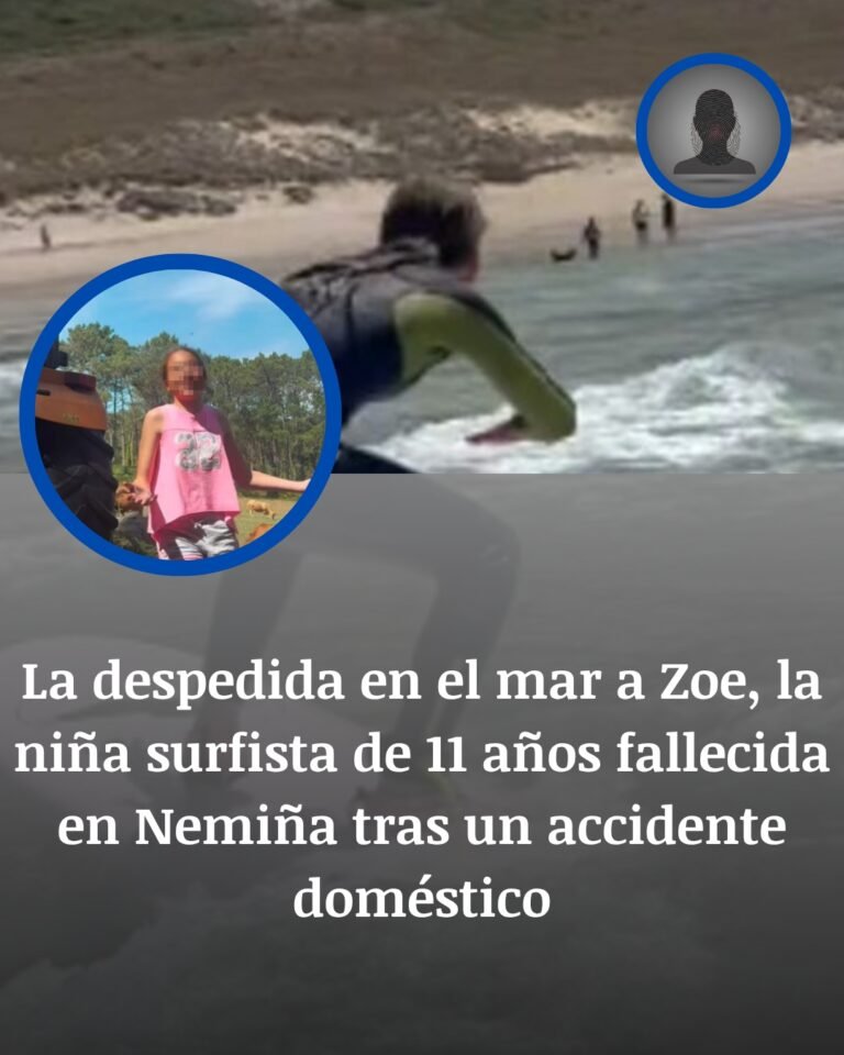 Nemiña despide a Zoe, la niña surfista de 11 años fallecida tras un accidente doméstico