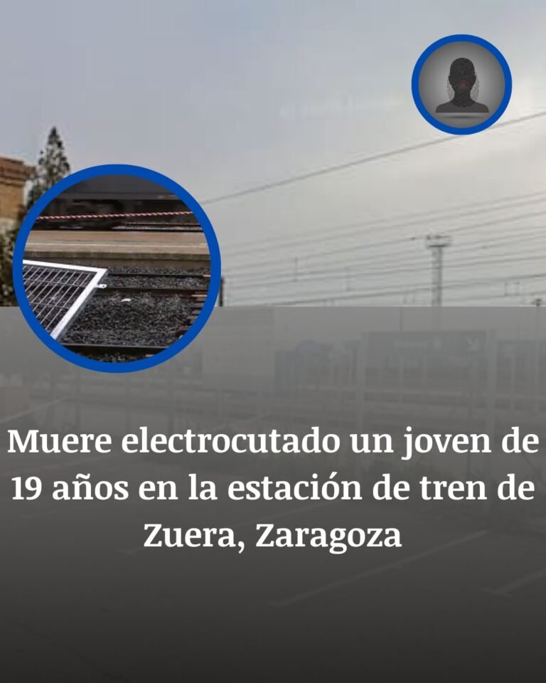 Zuera, de madrugada: la muerte de un joven de 19 años en la estación de tren de Zaragoza