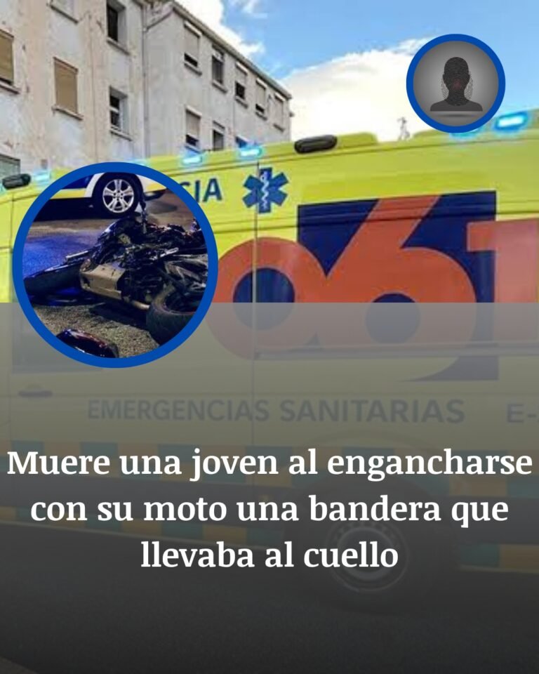 Muere una mujer en Algeciras tras engancharse una bandera en la moto en la que viajaba