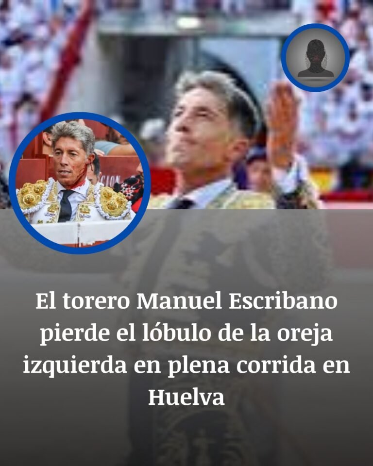 Manuel Escribano pierde el lóbulo de la oreja izquierda tras una cogida en Huelva y vuelve al ruedo
