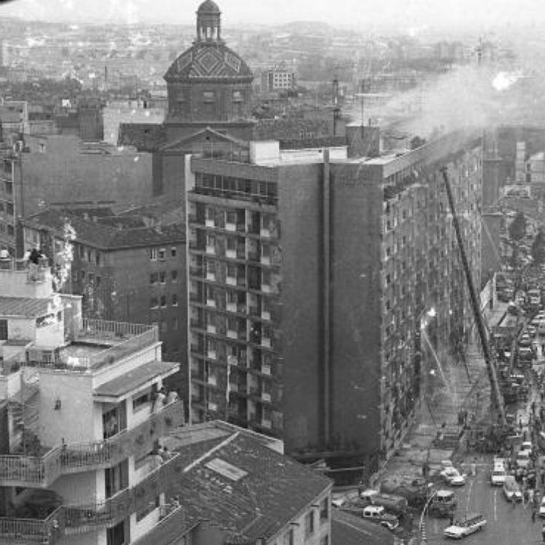 Zaragoza, 12 de Julio de 1979: El Fuego en el Hotel Corona de Aragón