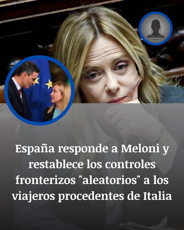 España responde a Meloni con controles fronterizos aleatorios a viajeros de Italia