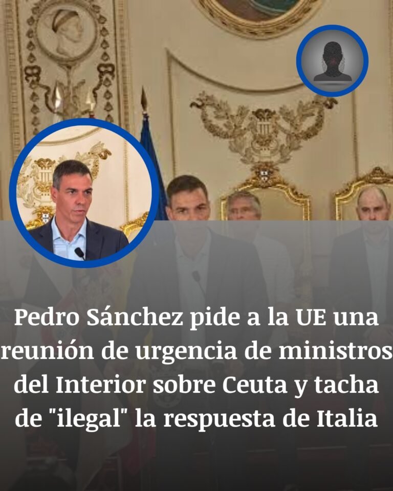 Pedro Sánchez aprieta a la UE por Ceuta y denuncia como ilegal la reacción de Italia