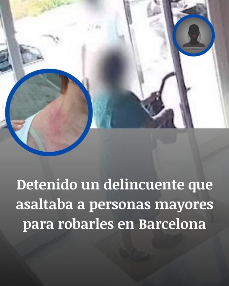 Barcelona: detenido tras asaltar con violencia a personas mayores en Gavà y Viladecans