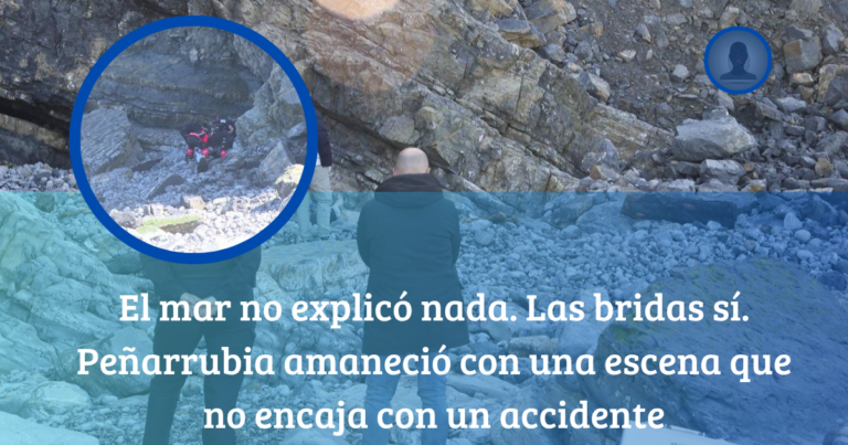 Gijón (Peñarrubia): El Cuerpo En Las Rocas Y Las Bridas En Las Muñecas