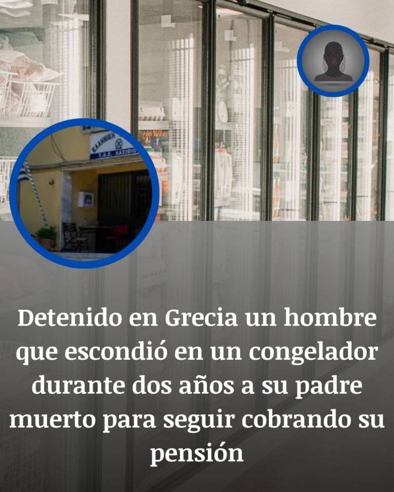 Detenido en Grecia tras esconder durante dos años y medio el cadáver de su padre en un congelador para cobrar la pensión