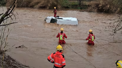 Llinars Del Vallès (Barcelona): El Río Mogent Se Tragó La Furgoneta