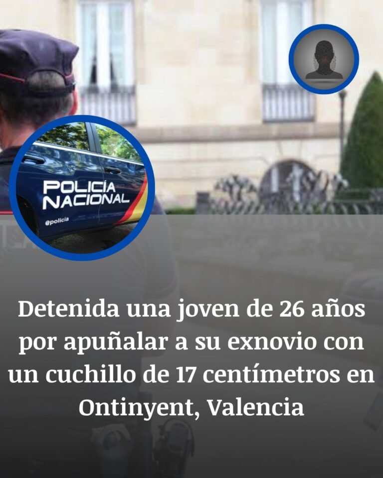 Detenida en Ontinyent por apuñalar a su exnovio con un cuchillo de 17 centímetros en plena calle