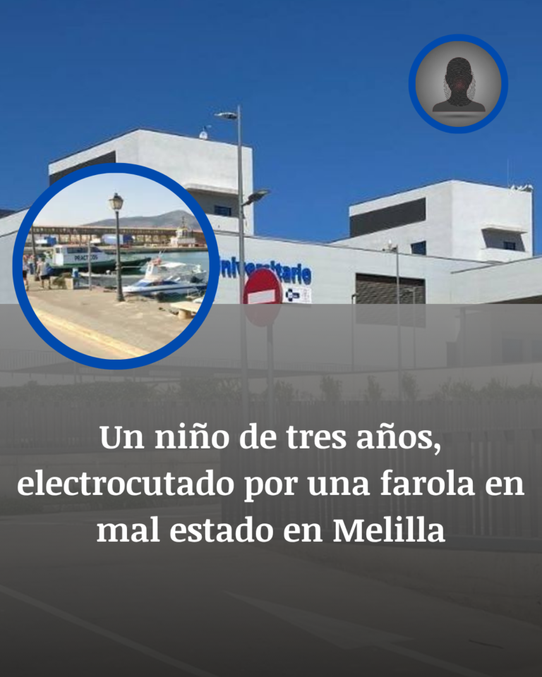 Melilla: un niño de tres años sufre una descarga eléctrica al tocar una farola en la playa de La Alcazaba