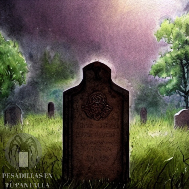 La soledad de un espíritu en el cementerio