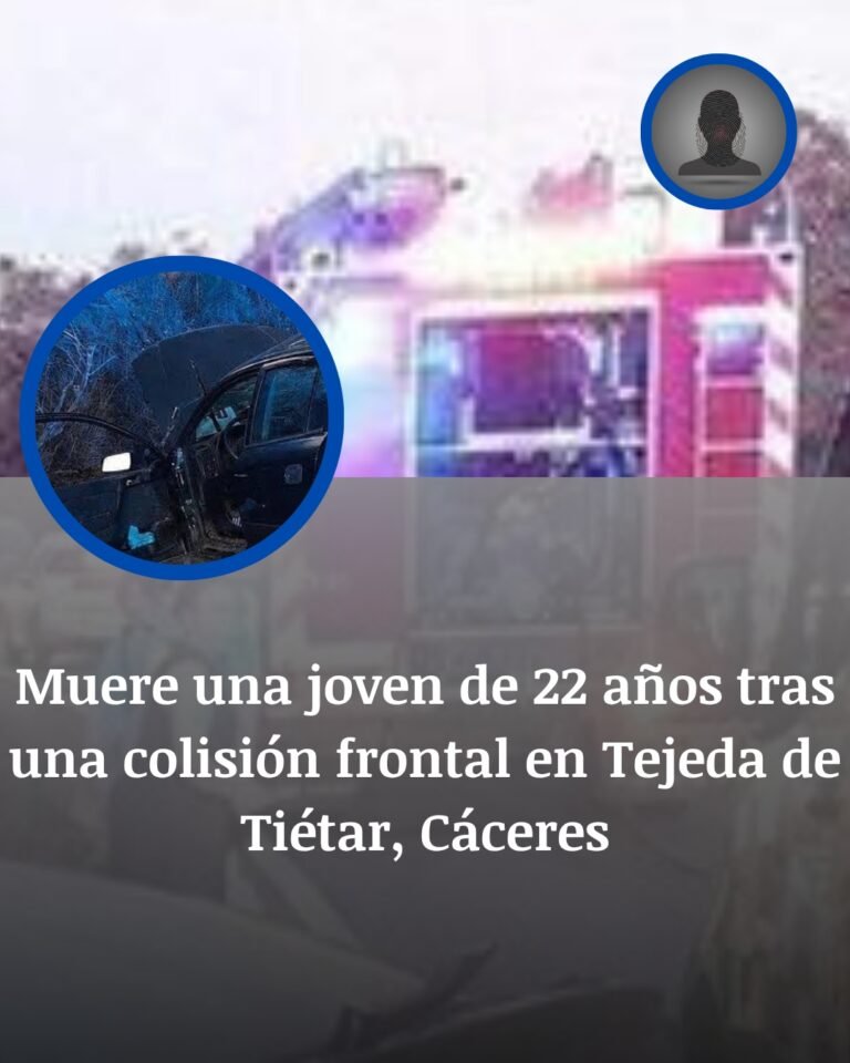 Muere una joven de 22 años tras una colisión frontal en Tejeda de Tiétar