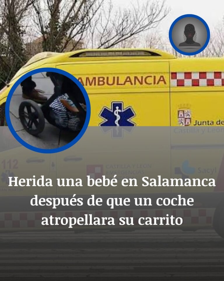Una bebé resulta herida tras el atropello de su carrito en una calle de Salamanca