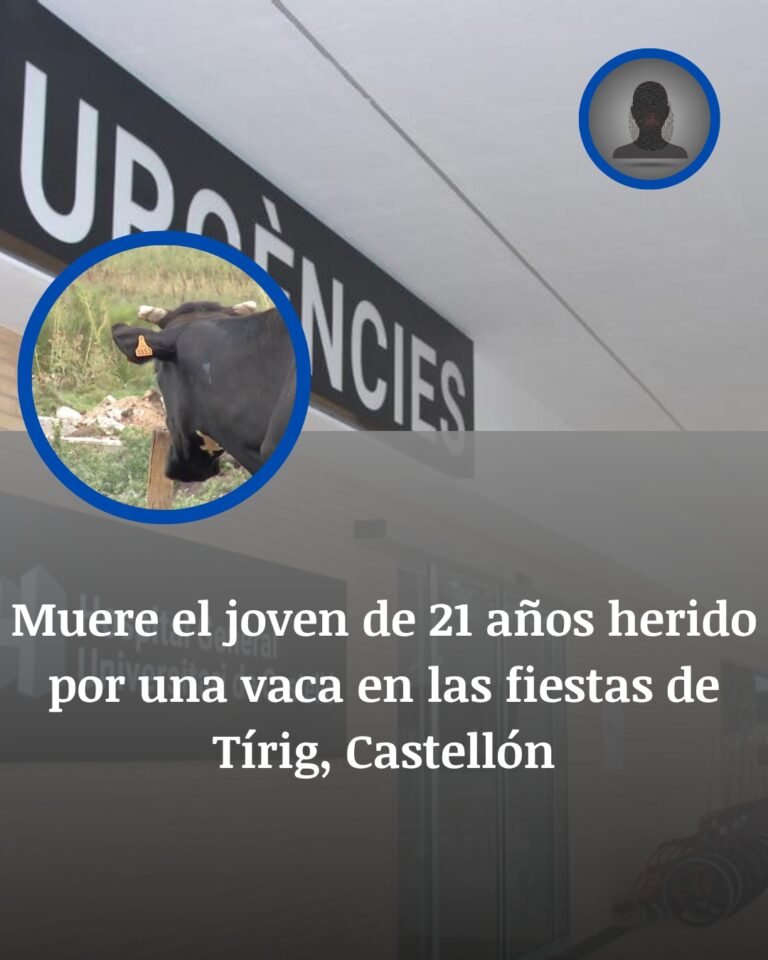 Muere Joan, el joven de 21 años herido por una vaca en las fiestas de Tírig, Castellón