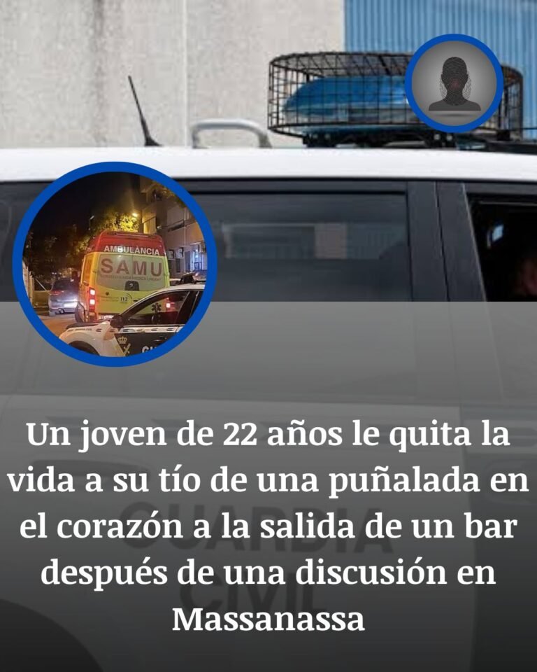 Massanassa: un joven de 22 años mata a su tío de una puñalada tras una discusión a la salida de un bar