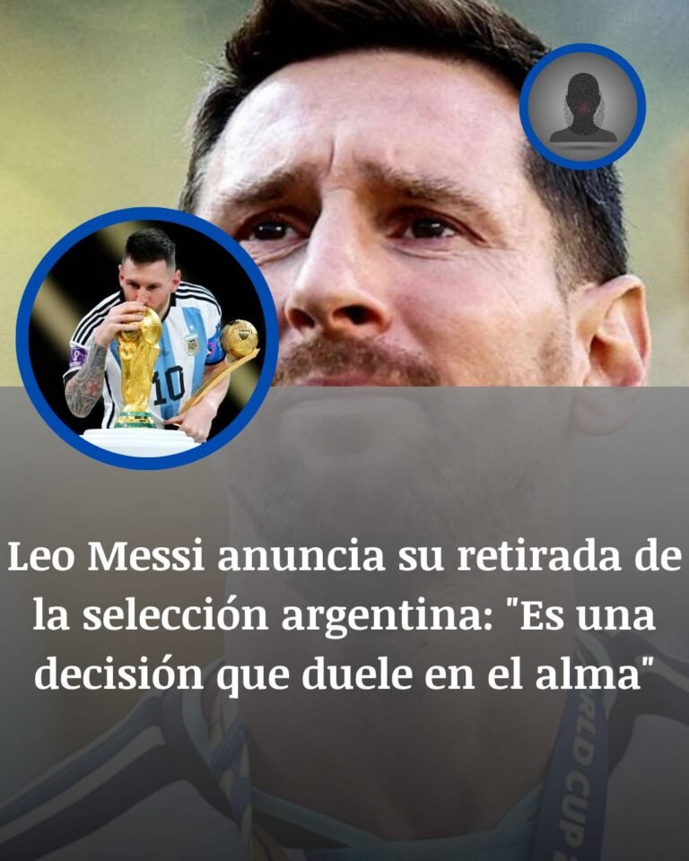Leo Messi anuncia su retirada de la selección argentina con una carta marcada por la derrota y el duelo
