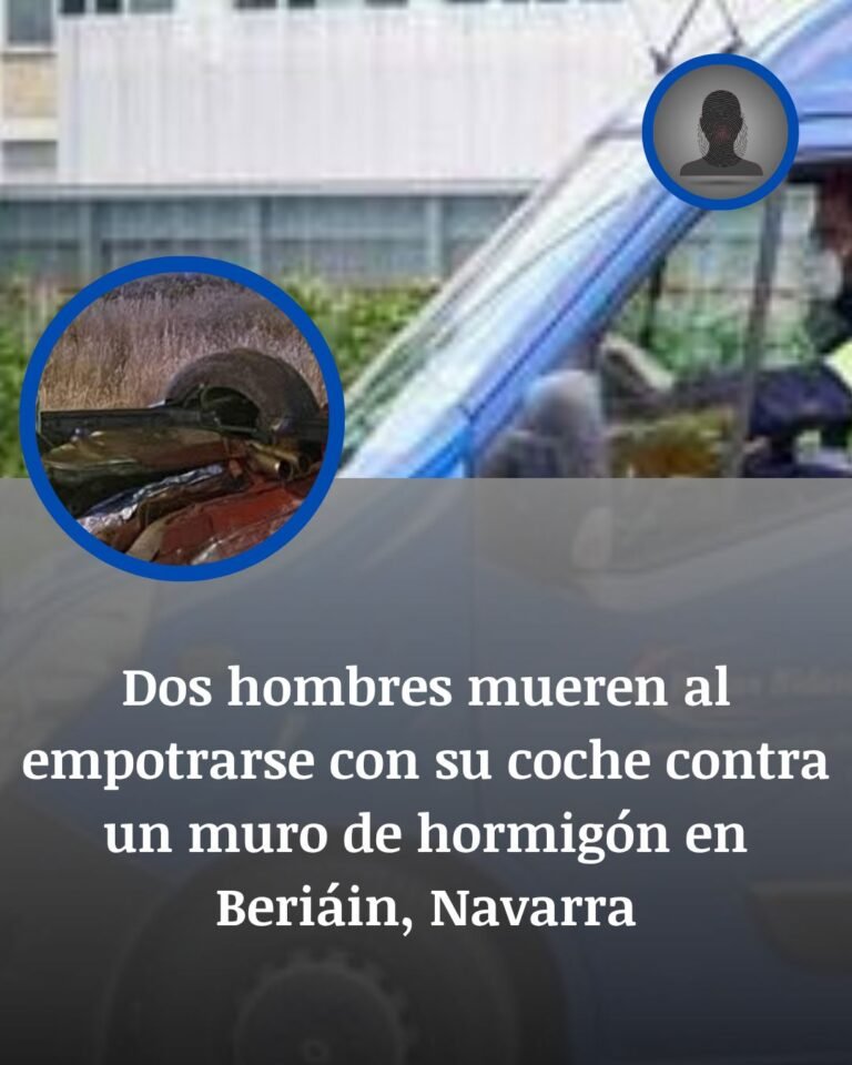 Dos hombres mueren al estrellarse contra un muro en Beriáin y un tercero queda muy grave