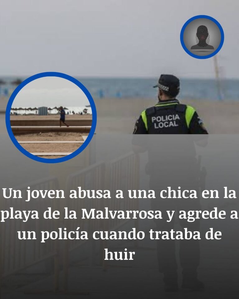Violación al amanecer en la Malvarrosa: una persecución en la arena termina con un detenido en Valencia