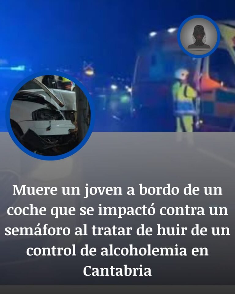 Detenido el conductor fugado tras el choque mortal de Suances en el que murió un joven de 26 años