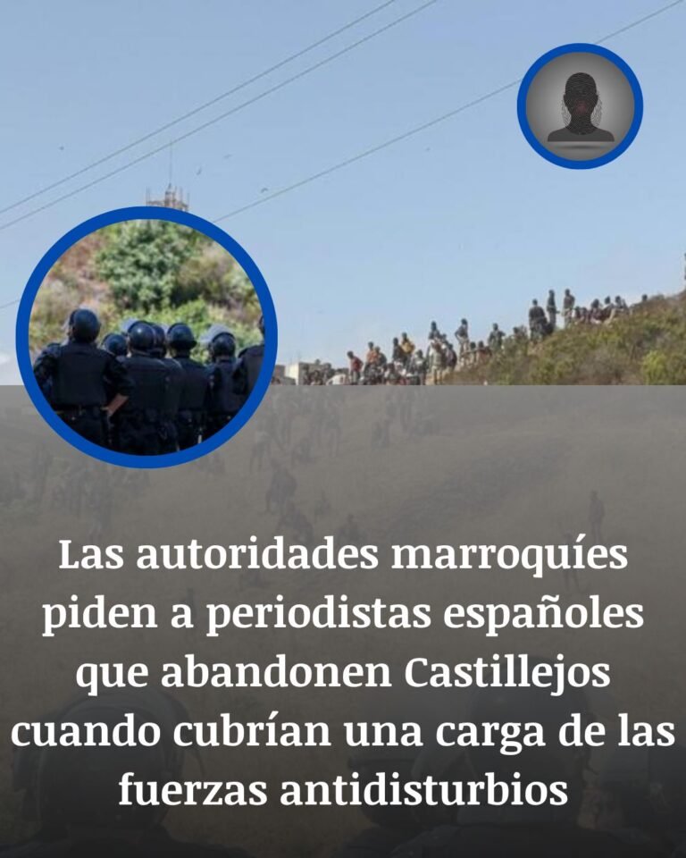 Marruecos aparta a periodistas españoles de Castillejos en plena carga contra migrantes junto a Ceuta