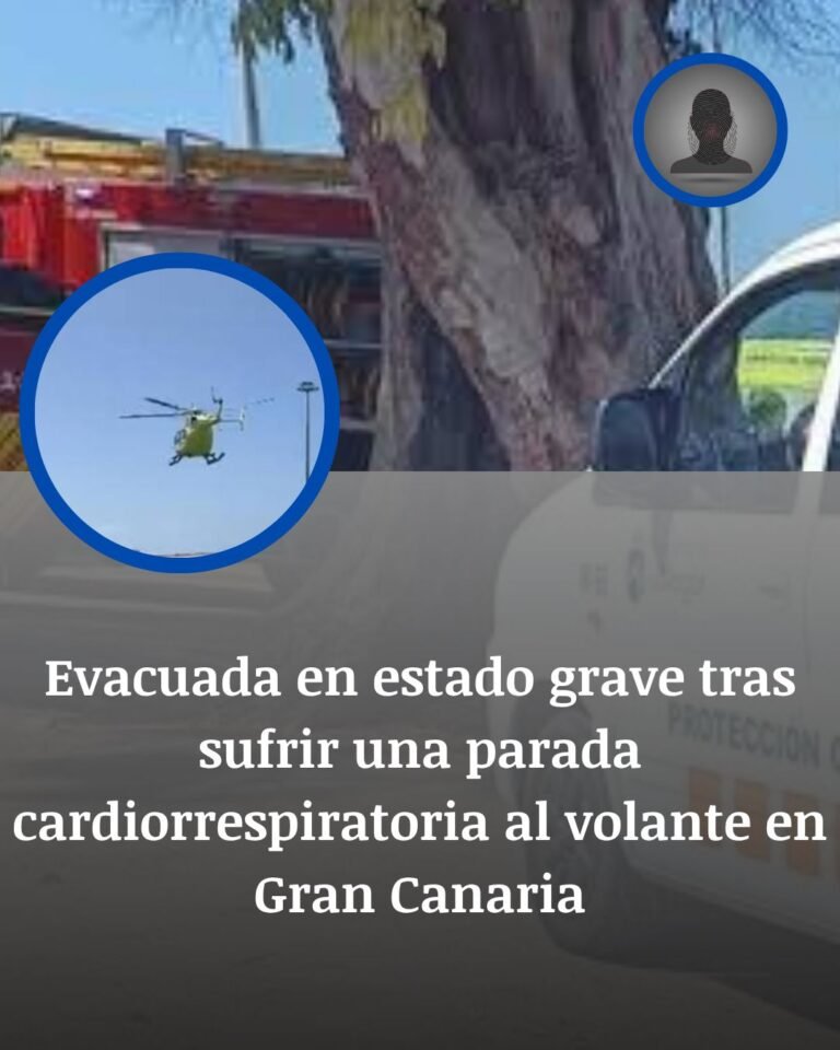 Evacuada grave tras sufrir una parada cardiorrespiratoria al volante en El Pajar