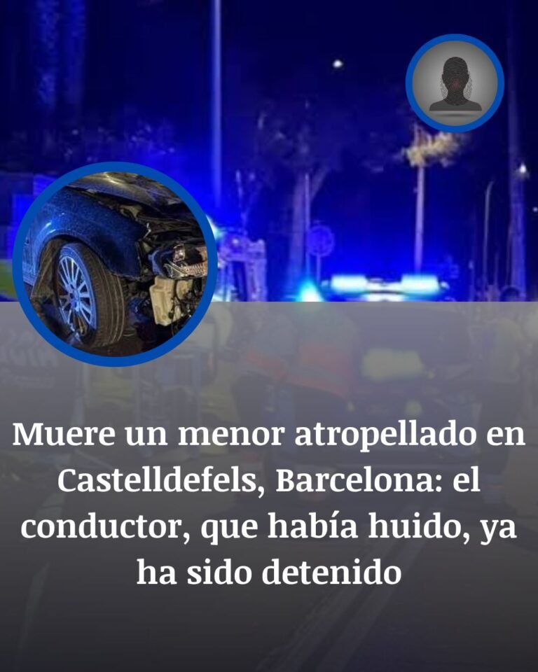 Muere un menor atropellado en Castelldefels y detienen al conductor que huyó