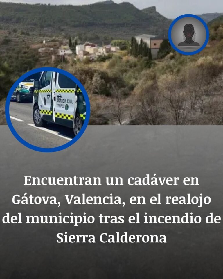 Hallan un cadáver en Gátova durante el regreso al pueblo tras el incendio de Sierra Calderona