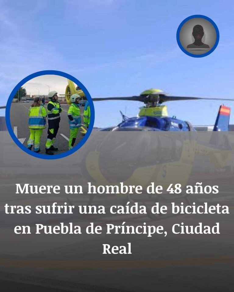 Muere tras caer de la bicicleta en Puebla del Príncipe: el golpe lo dejó inconsciente y murió en plena plaza