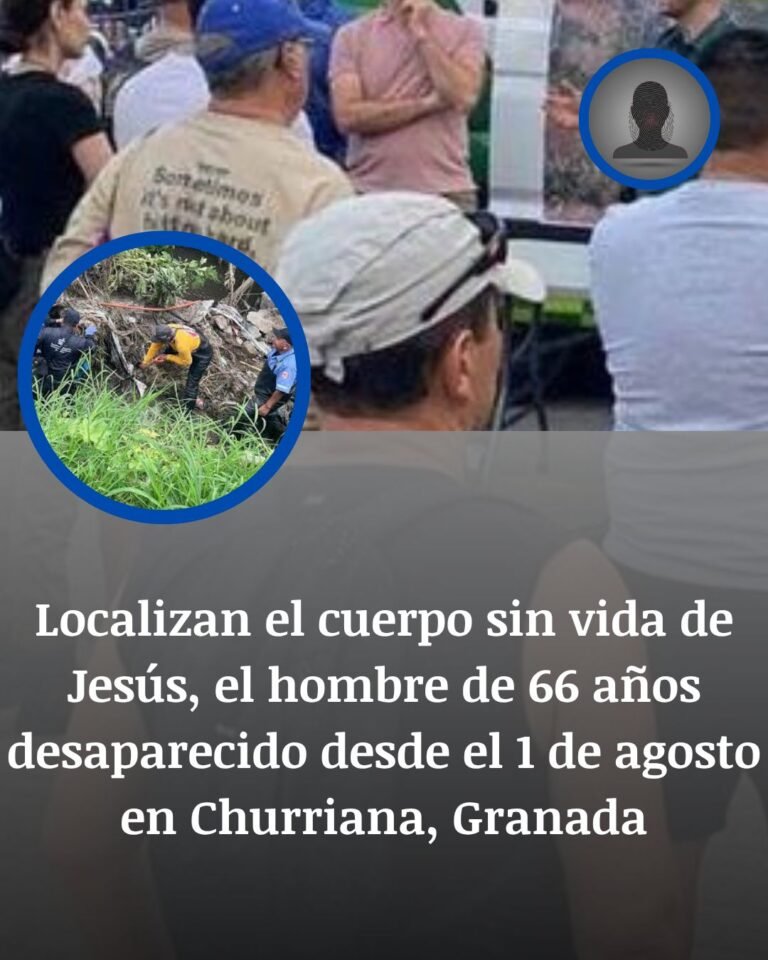 Hallan sin vida a Jesús en Granada tras una semana desaparecido en Churriana de la Vega