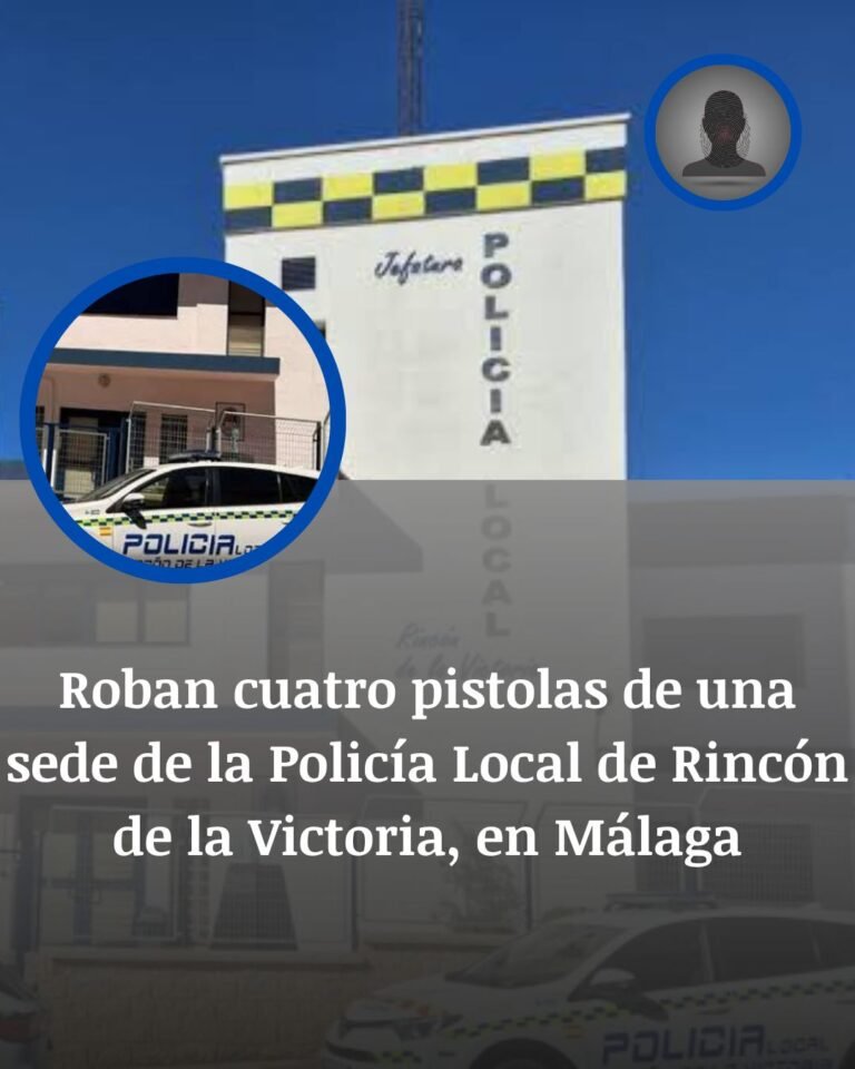 Roban cuatro pistolas de la Policía Local de Rincón de la Victoria y abren una investigación en Málaga