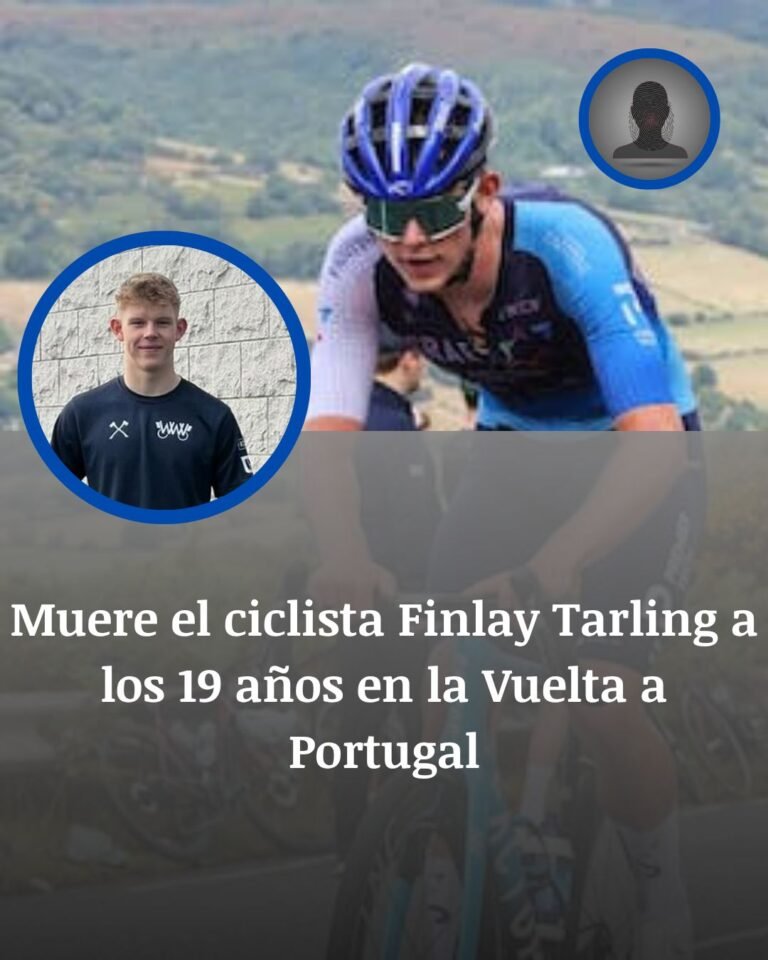 Muere el ciclista Finlay Tarling a los 19 años tras ser atropellado por un coche en la Vuelta a Portugal