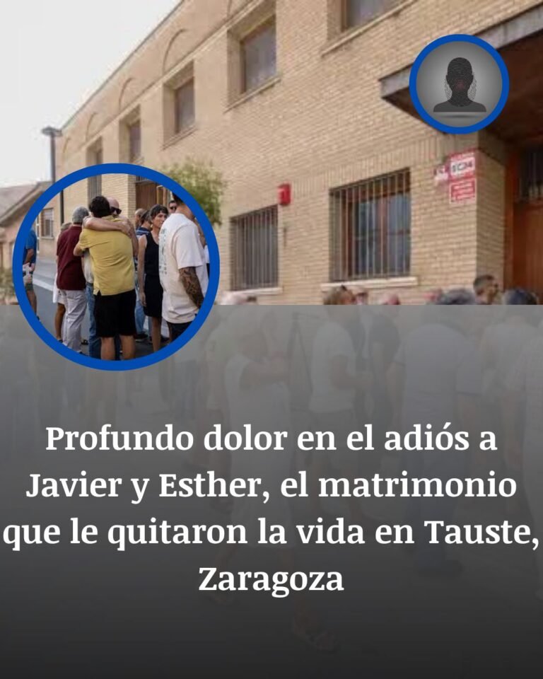 Tauste se vuelca en el adiós a Javier y Esther mientras el doble crimen deja una herida pública en Aragón