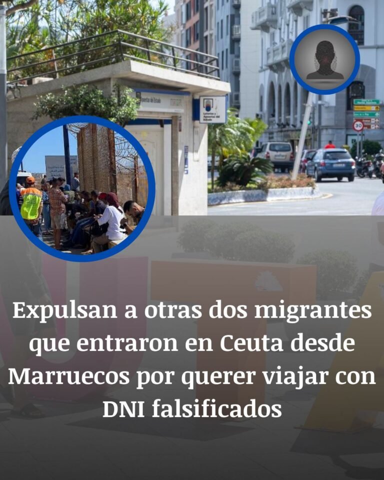 Dos migrantes expulsadas tras intentar salir de Ceuta con DNI falsificados después de la entrada masiva desde Marruecos