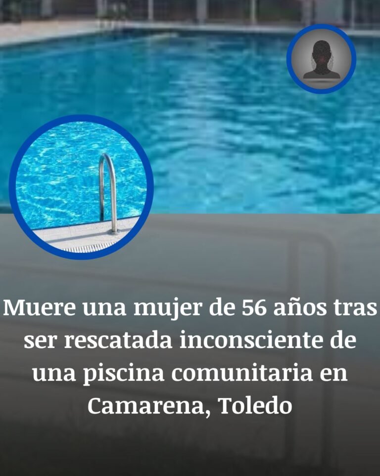 Muere una mujer de 56 años tras ser hallada inconsciente en una piscina comunitaria de Camarena, Toledo