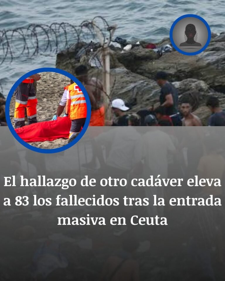 Ceuta encuentra otro cadáver y la tragedia de la entrada masiva ya deja 83 muertos