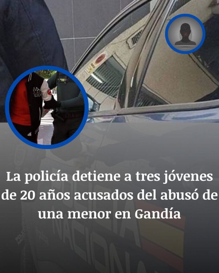 Tres jóvenes detenidos en Gandía por la presunta violación de una menor tras una noche de fiesta