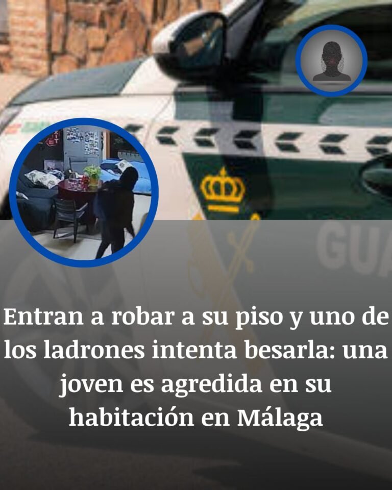 Málaga de madrugada: una joven despierta, ve a tres ladrones en su piso y uno la acorrala en su habitación