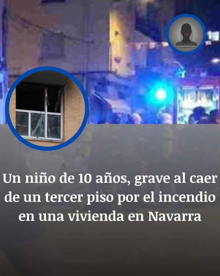 Un niño de 10 años se precipita desde un tercer piso en una vivienda incendiada de Burlada
