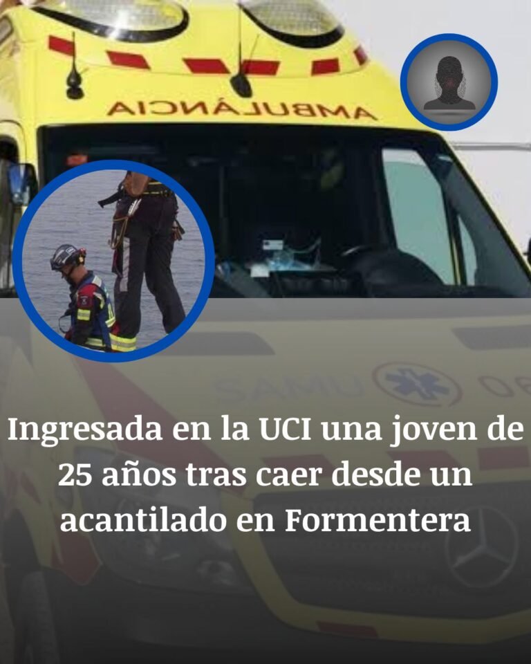 Formentera: una joven alemana sigue en la UCI tras precipitarse por un acantilado de 15 metros