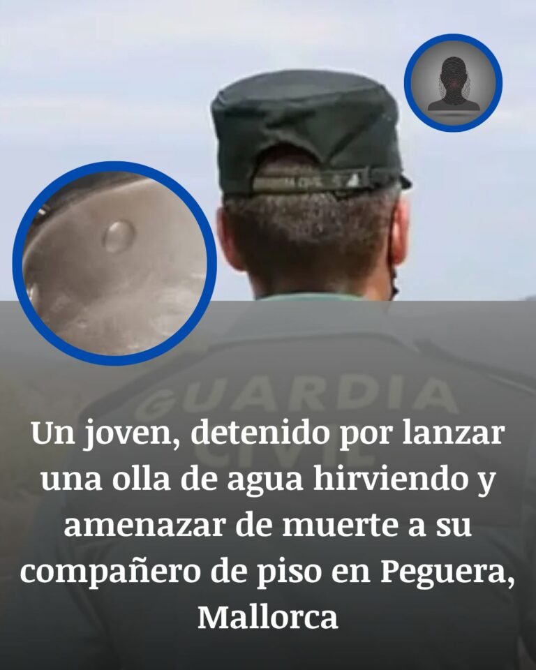 Horror en un piso compartido de Peguera: una olla hirviendo, un cuchillo y un arresto