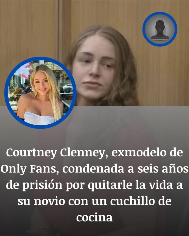 Courtney Clenney, exmodelo de OnlyFans, condenada a seis años de prisión tras declararse culpable por la muerte de su novio