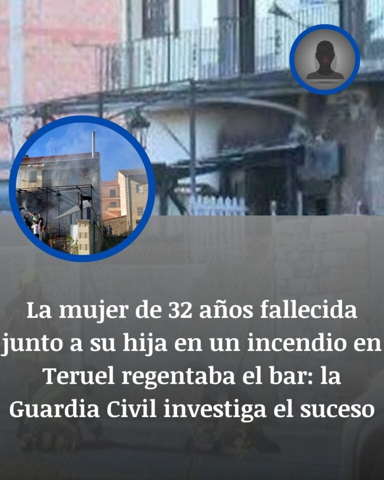 La mujer fallecida junto a su hija en el incendio de Cedrillas regentaba el bar mientras la Guardia Civil investiga el origen del fuego