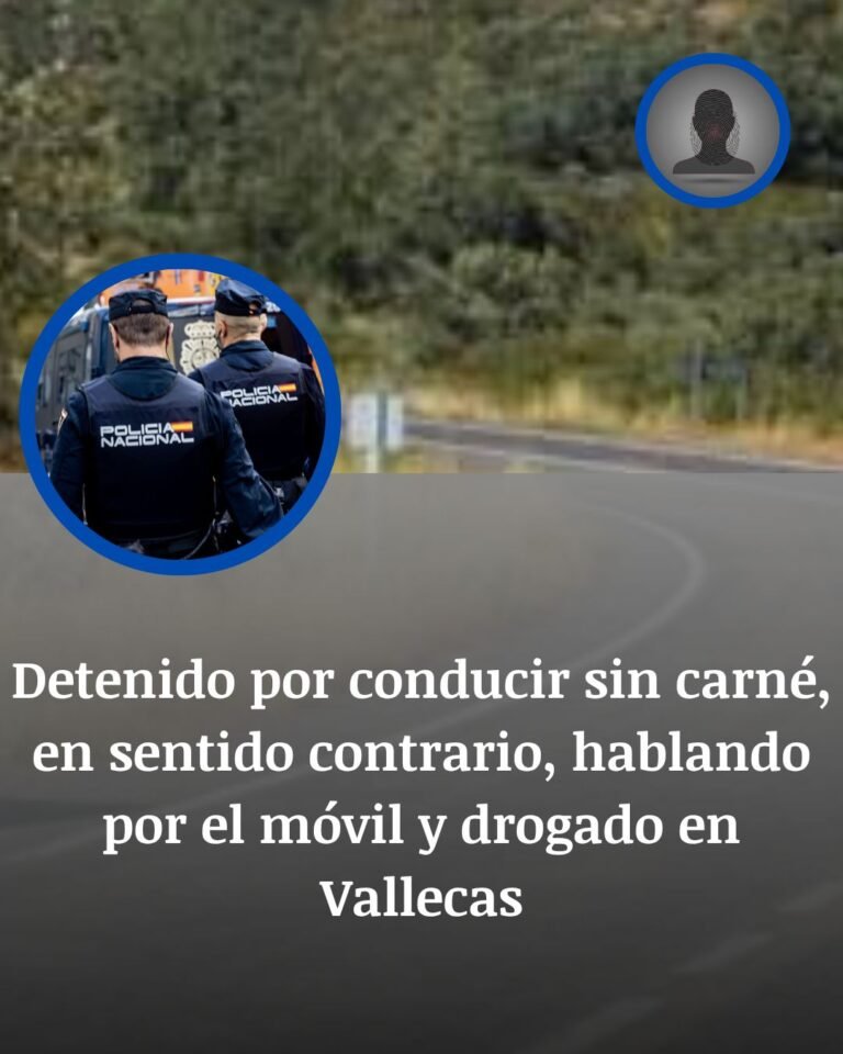 Persecución en Vallecas: un conductor sin carné, drogado y a contramano sembró el pánico en la M-30