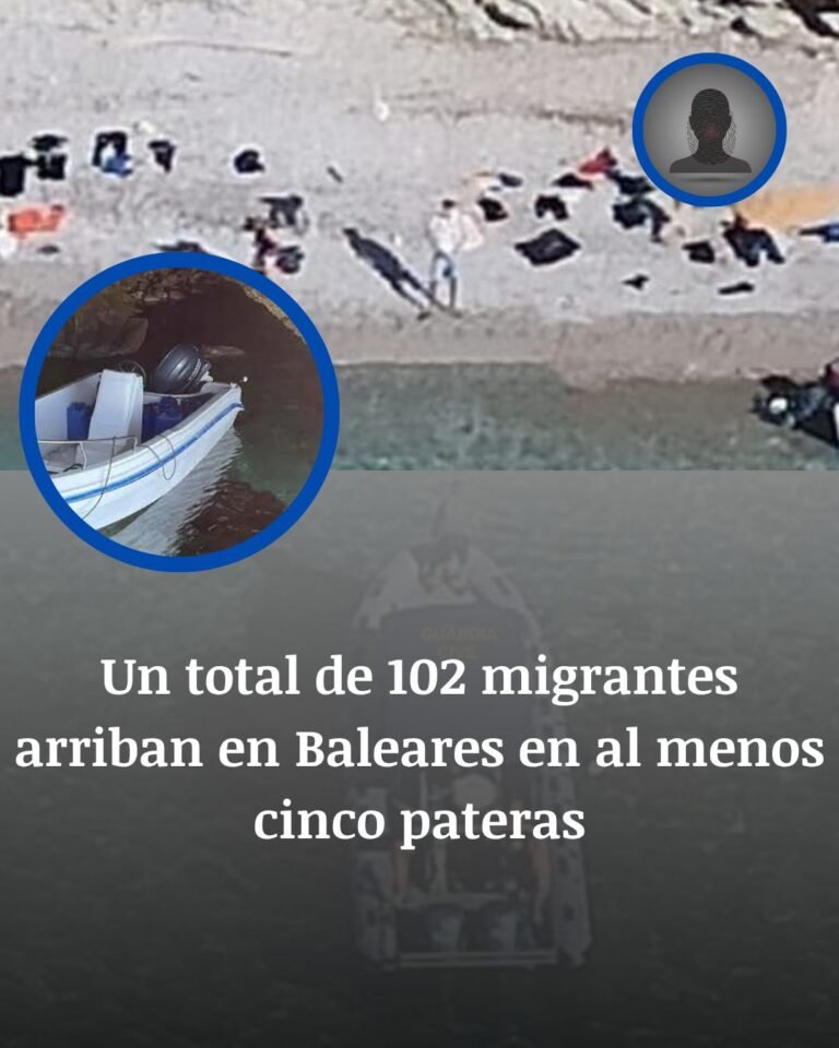 102 migrantes alcanzan Baleares en cinco pateras en una jornada que vuelve a tensar la costa