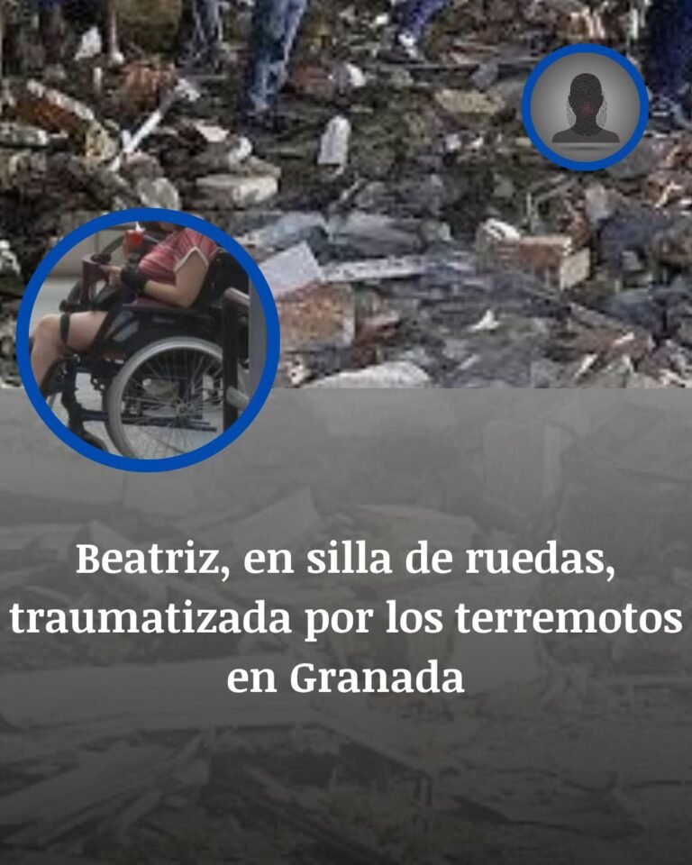 Beatriz, en silla de ruedas, vive atrapada por el miedo tras los terremotos de Granada