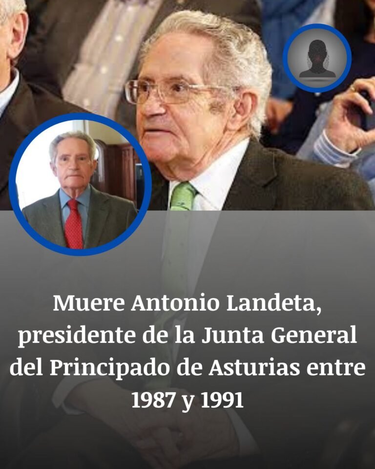 Muere Antonio Landeta, expresidente de la Junta General de Asturias, a los 89 años