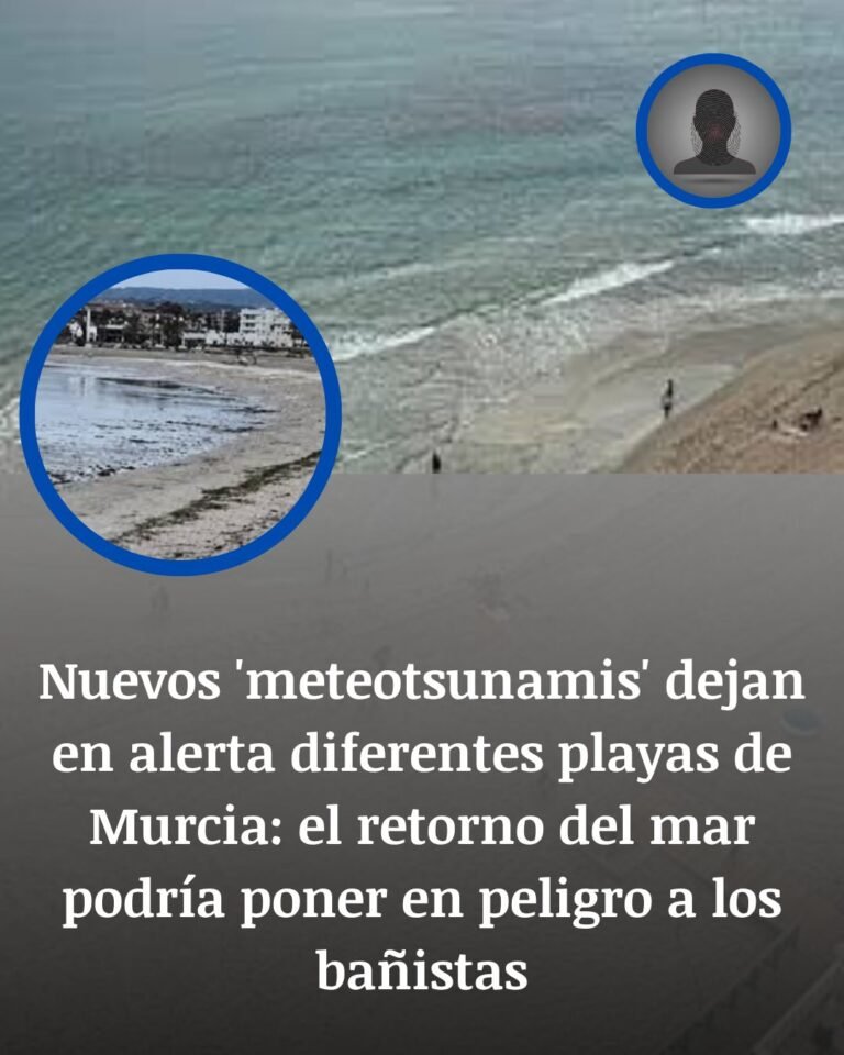 Nuevos meteotsunamis siembran la alerta en las playas de Murcia tras otra retirada brutal del mar