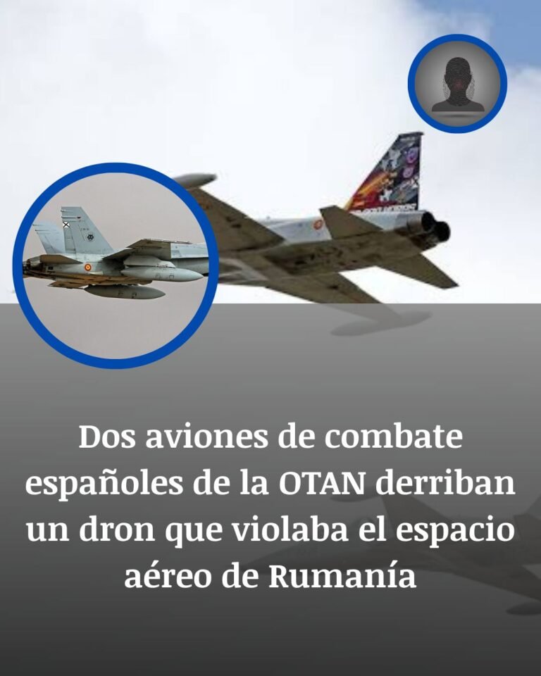 Un dron rompe el cielo de Rumanía y dos F-18 españoles lo derriban en plena misión de la OTAN