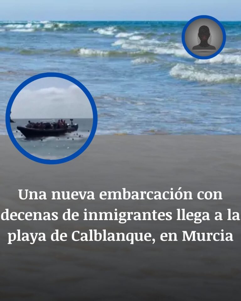 Una nueva embarcación llega a Calblanque con decenas de migrantes y activa un amplio dispositivo en Cartagena