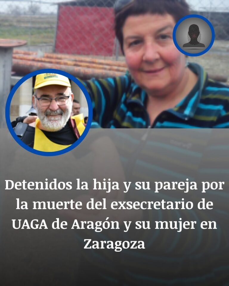 Zaragoza: detenidos la hija y su pareja por el doble crimen del exsecretario de UAGA y su mujer